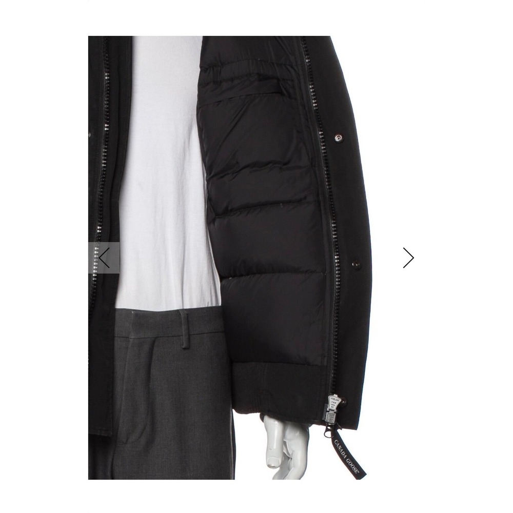 Canada Goose Chilliwack Bomber Parka XS Black Down Hooded Jacket Mens